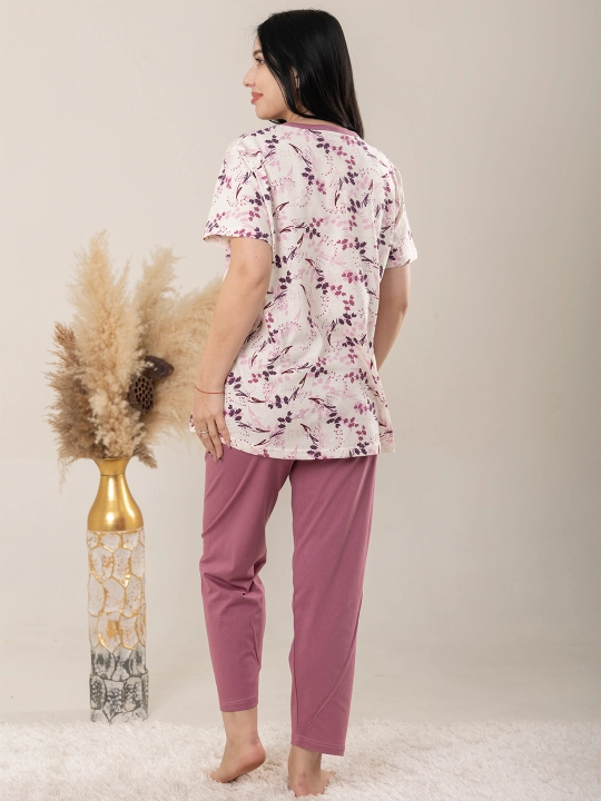 Uy kiyimi, pijama, kalta yengli