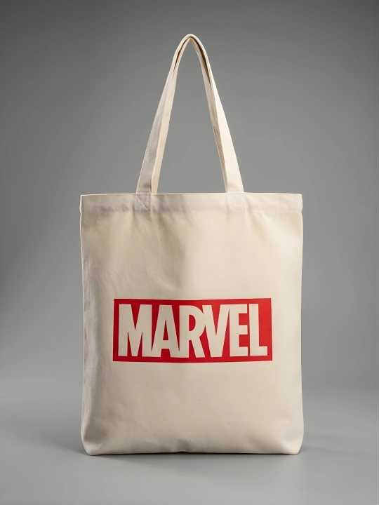 Женская и мужская сумка-шоппер, наплечная сумка, дизайн MARVEL, формат A4 38x36 - 