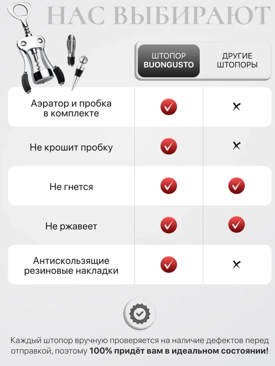 Штопор для вина