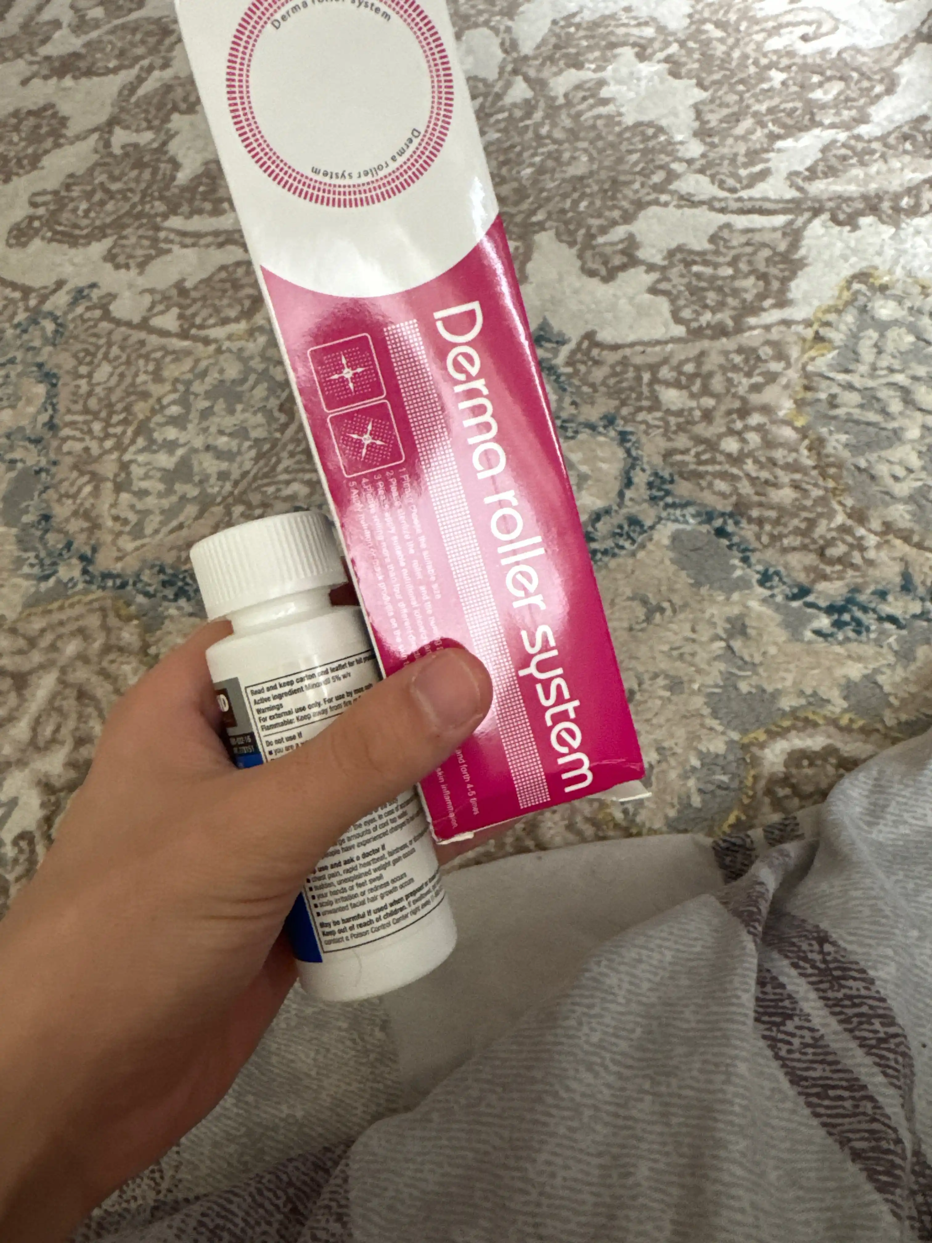 Миноксидил Мезороллер для лица Derma Roller System