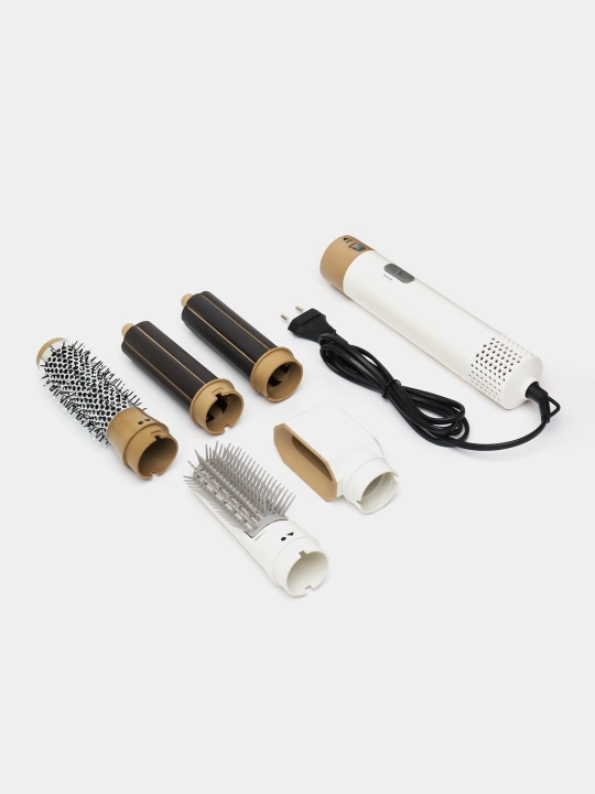 Фен-стайлер Dyson, 5 в 1, для всех типов волос, с кейсом, плойка