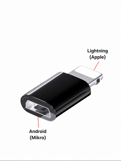 Universal OTG Adapter for Android, Type-C va Lightning malumot uzatish va zaryadlash uchun