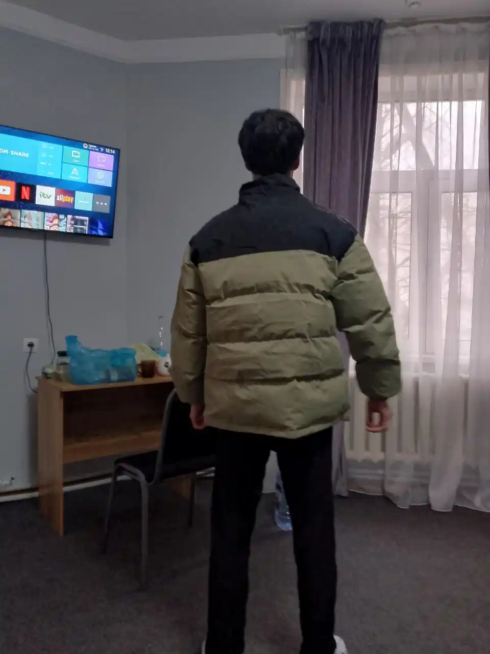 Qishki uniseks kurtka, erkaklar va ayollar