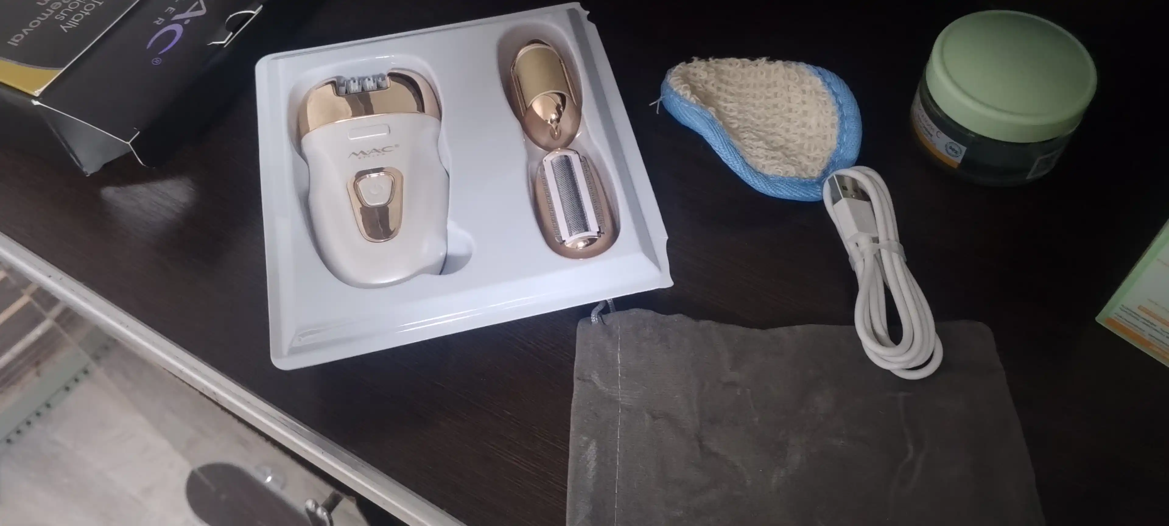 Epilyator simsiz MAC styler, ayollar uchun professional depilyator
