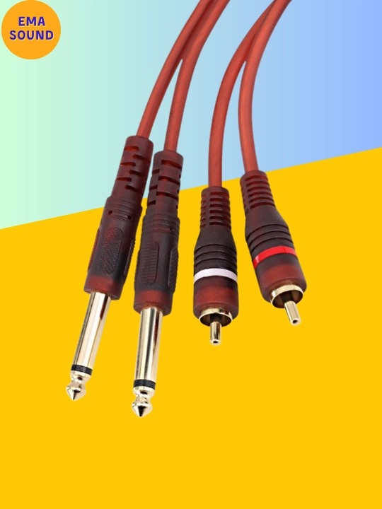 2X RCA на 2X JACK, 6,35 мм, 1.5 м, 3 м, 5 м