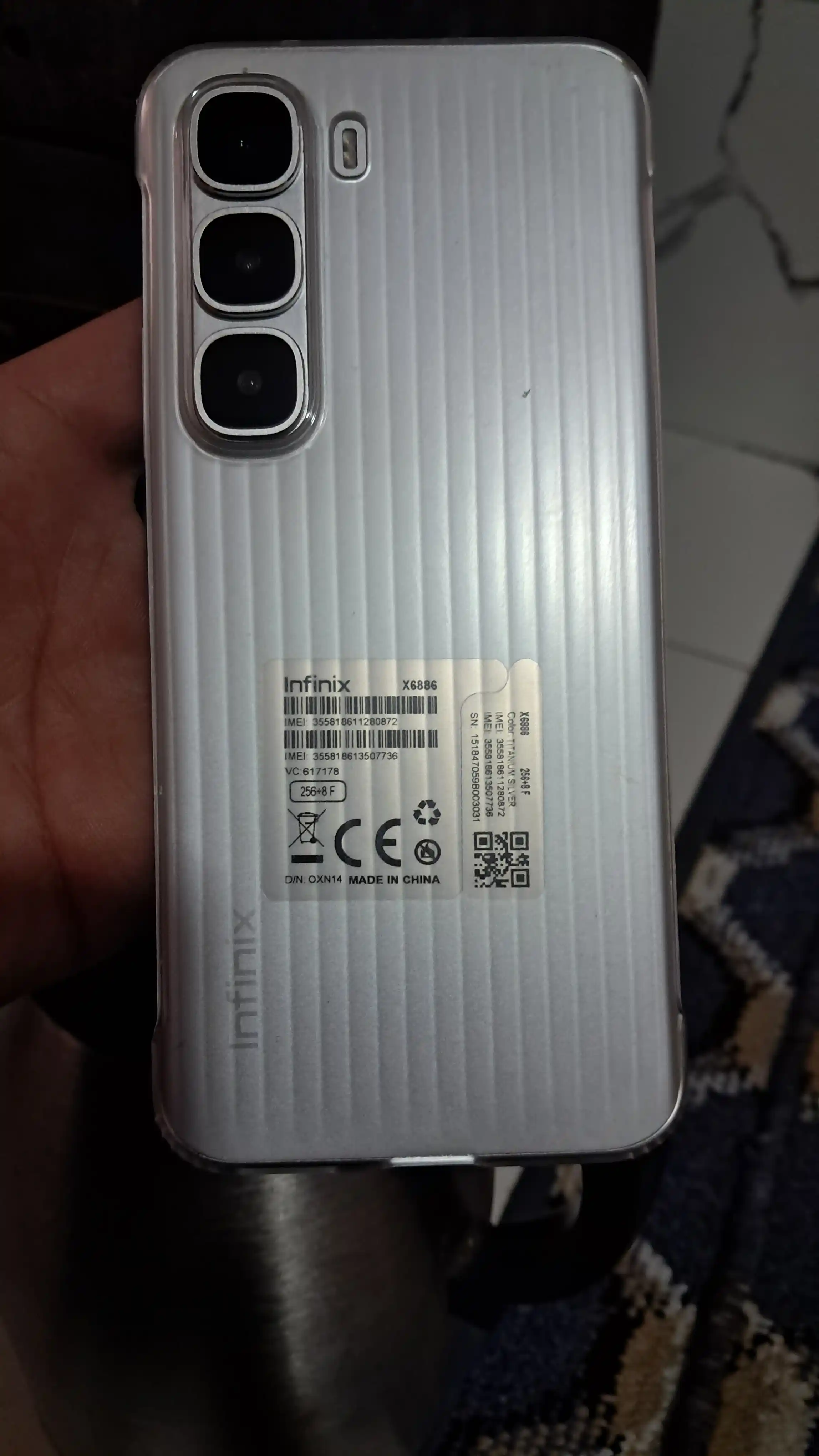Смартфон Infinix HOT 60 Pro+, 8/256Гб, изогнутый 3D AMOLED 144 Гц, 50 МП, 5160 мА/ч, 45 Вт