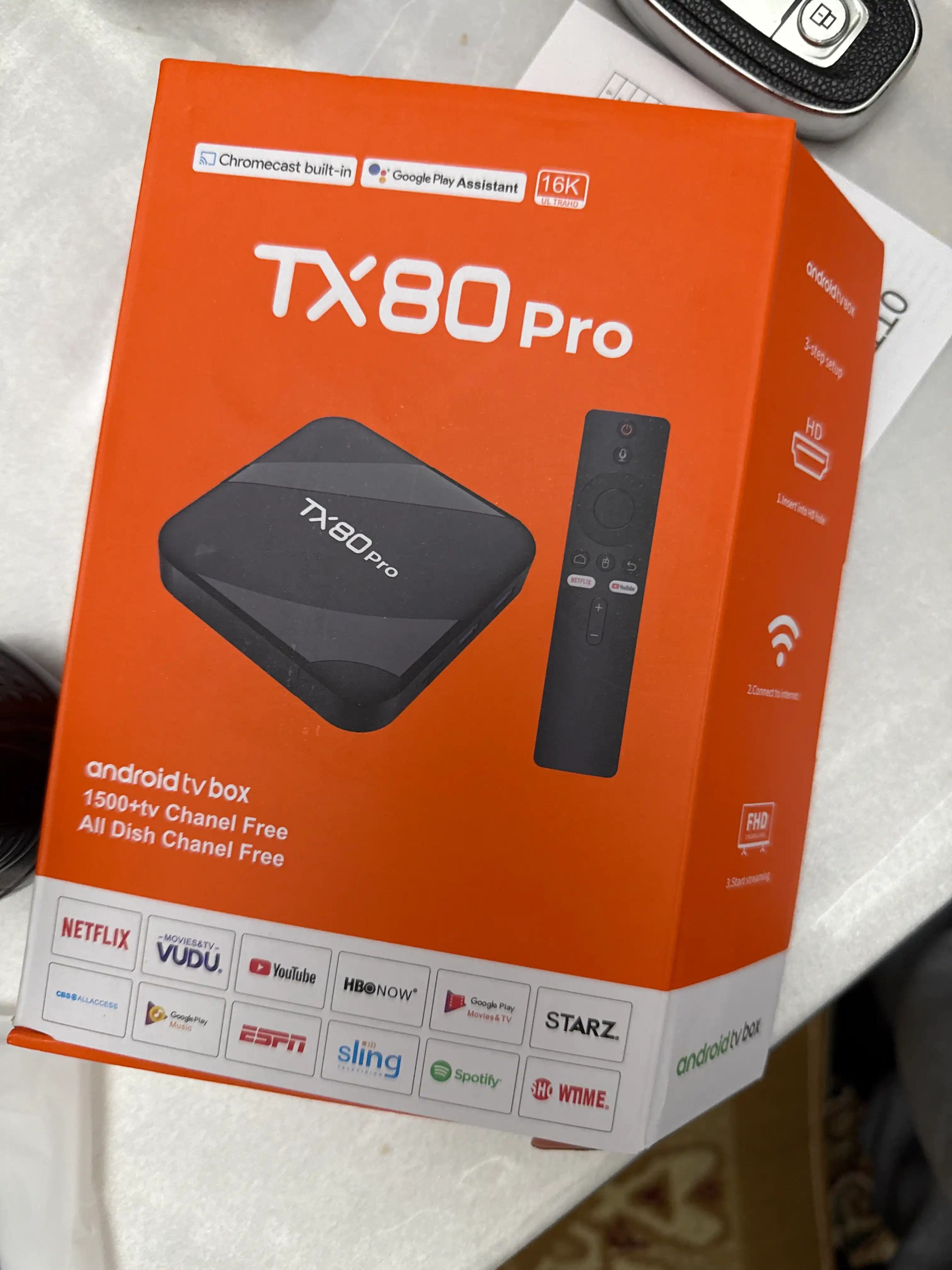 Smart TV приставка Android TV Box 4K, WiFi, IPTV, Смарт приставка для телевизора