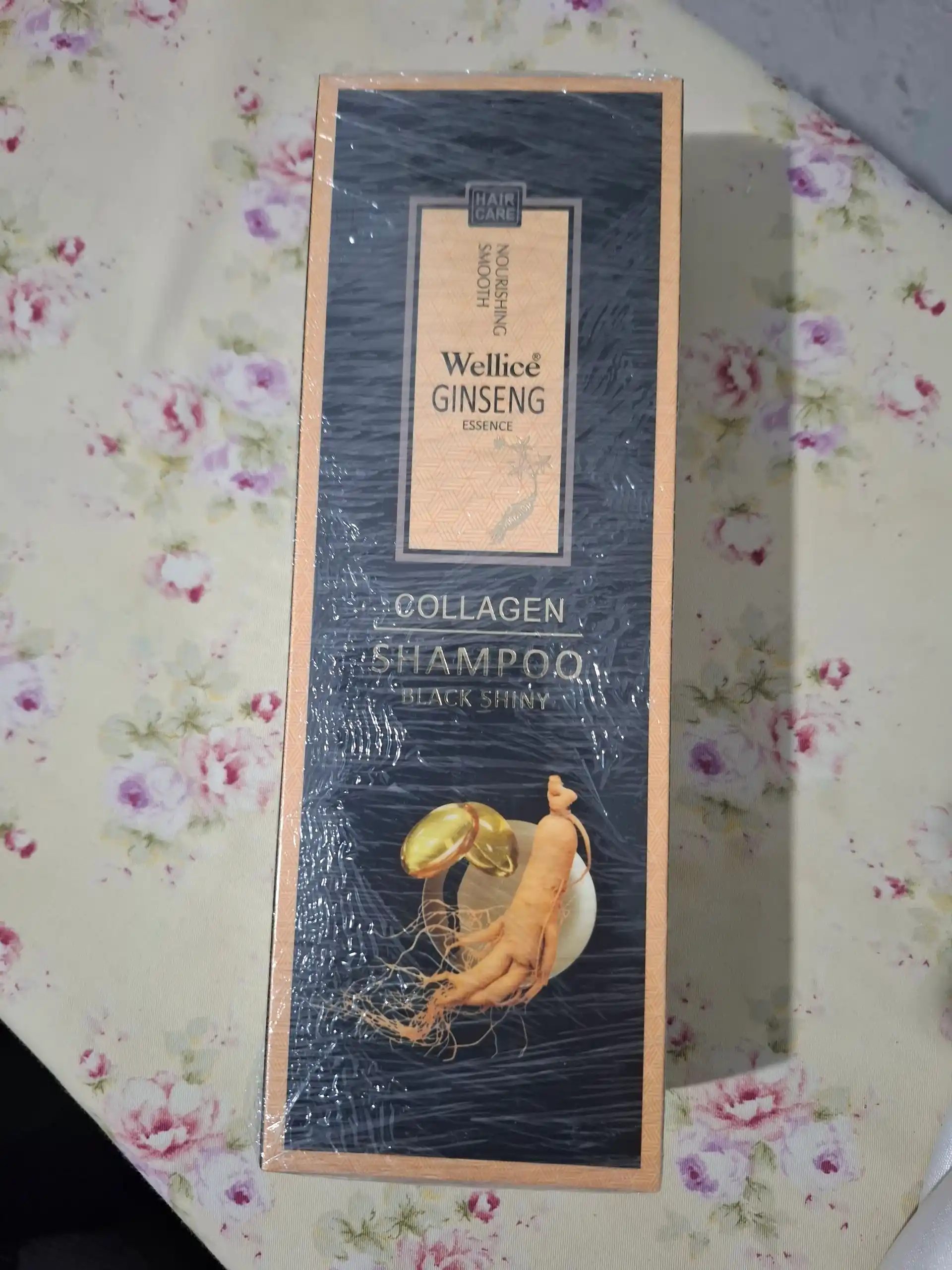 Шампунь женьшеневый Wellice Ginseng Collagen, против выпадения волос, 420 мл