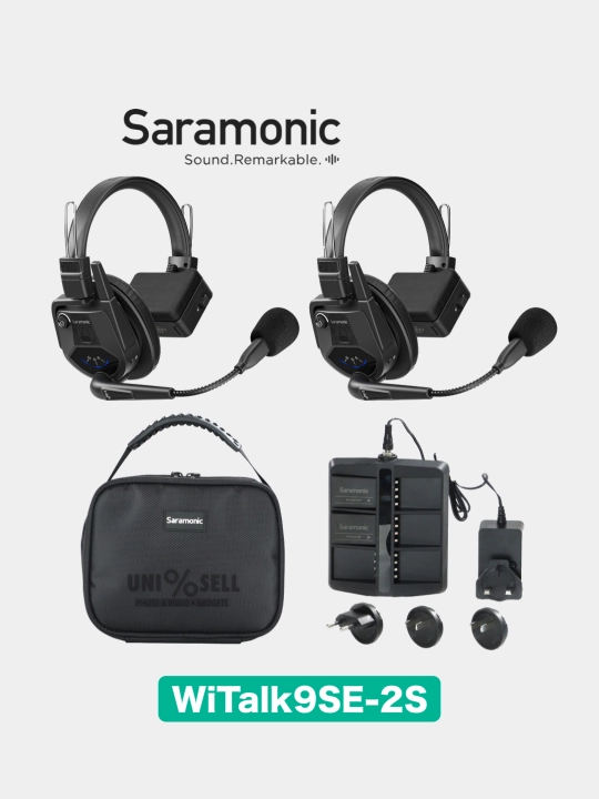 Saramonic WiTalk9SE 2S - Simsiz interkom garniturasi - 