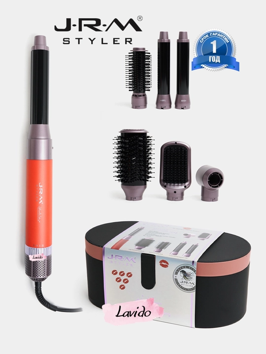 Soch quritgich fen Airwrap JRM styler, 6 tasi 1 da, avtomatik ployka va turmaklash