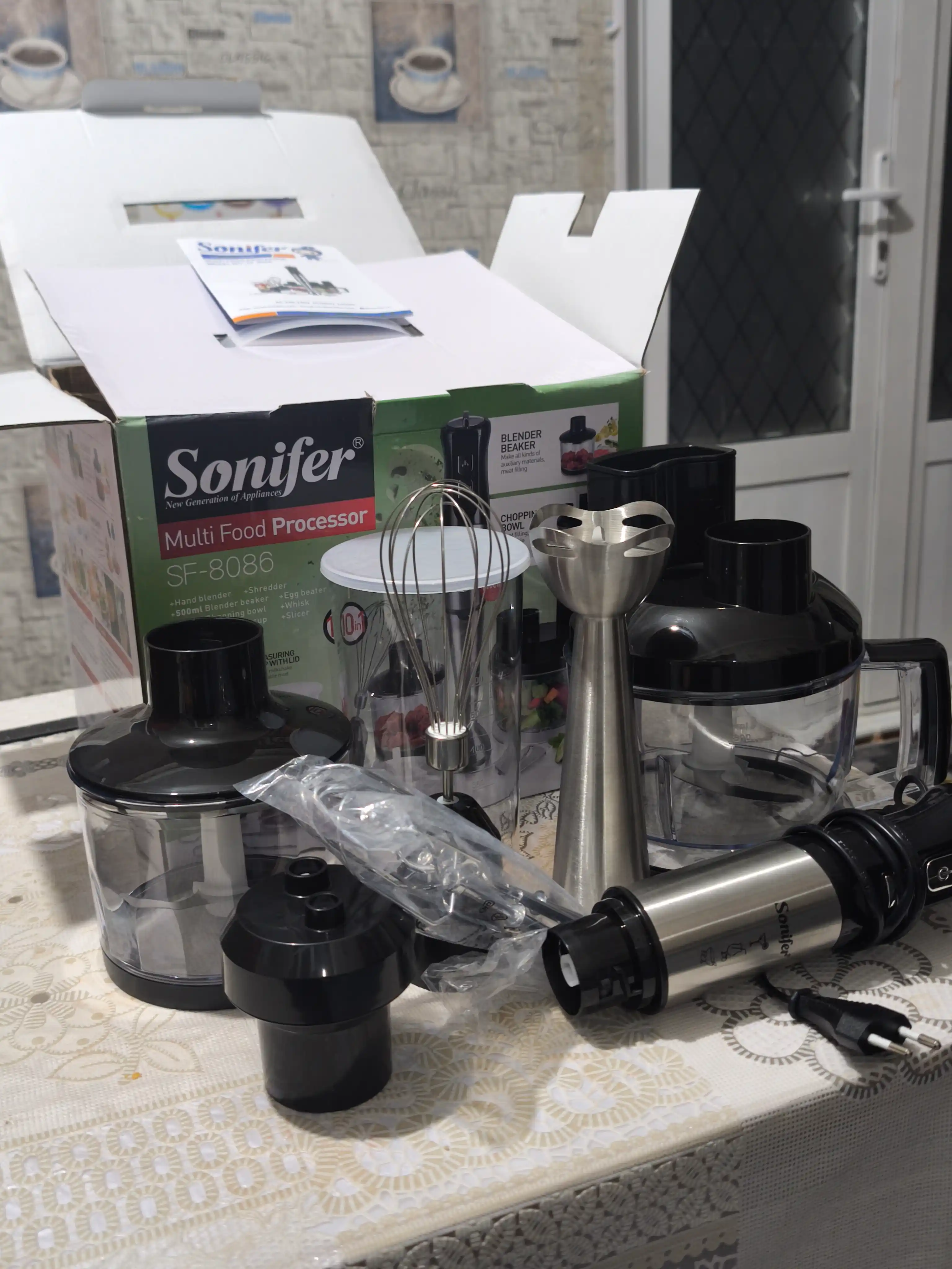 Блендер, 10 в 1, многофункциональный блендер, Sonifer SF-8086, измельчитель