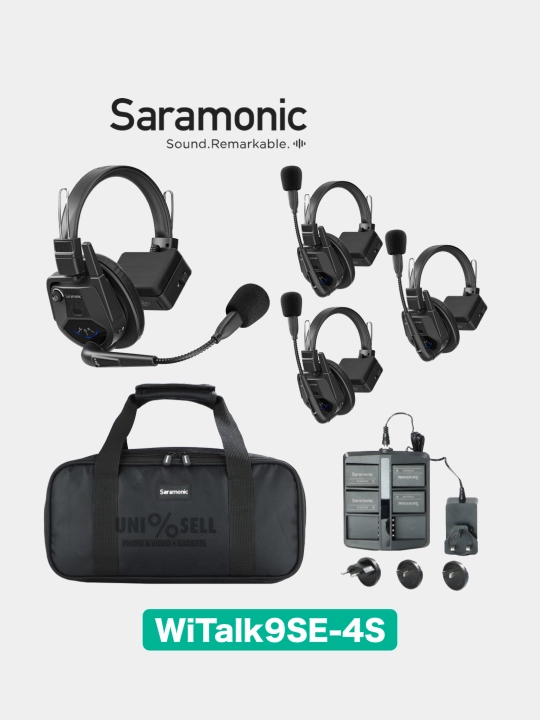 Saramonic WiTalk9SE 4S - Беспроводные Интерком Наушники - 