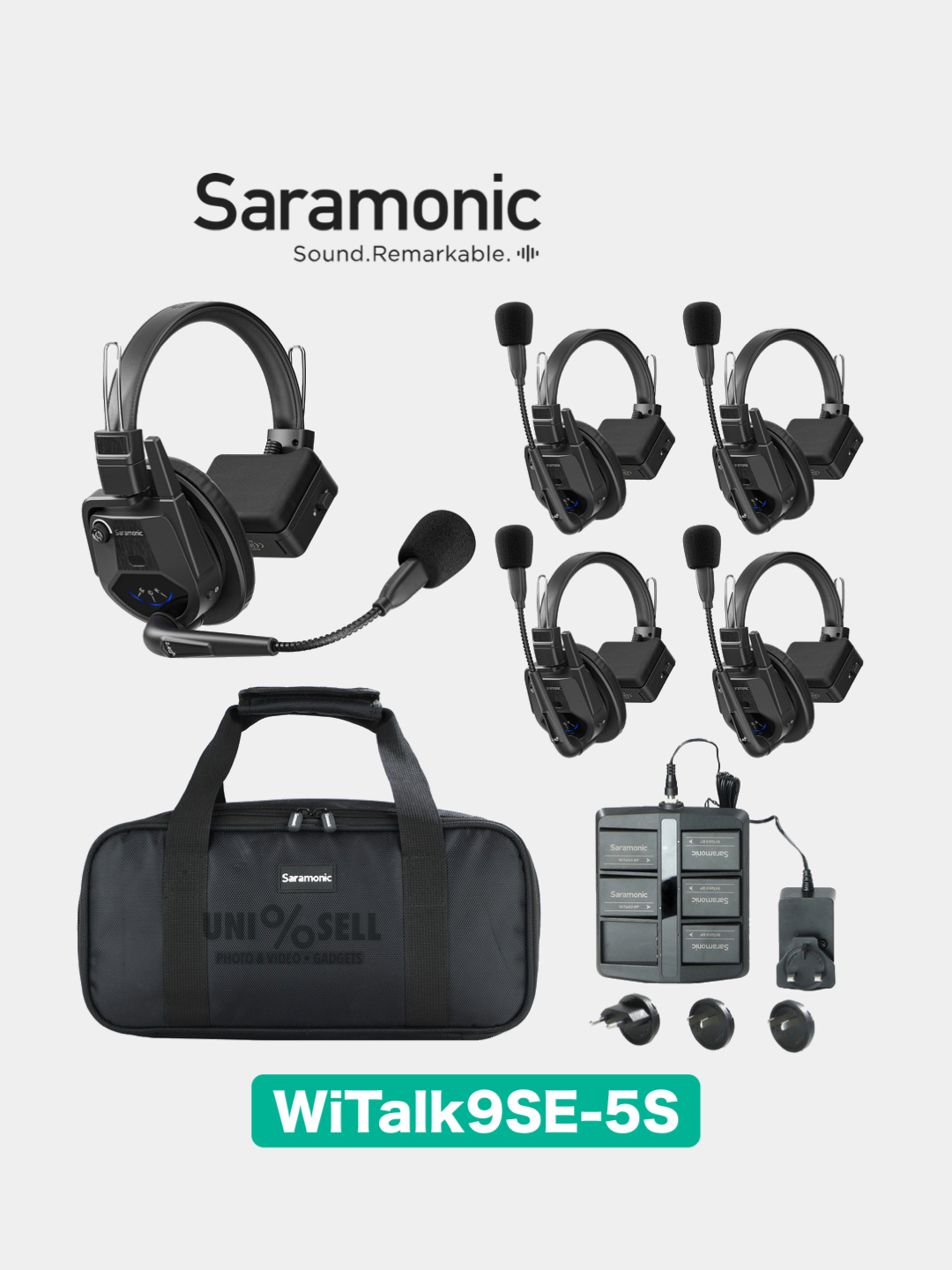 Saramonic WiTalk9SE 5S - Беспроводные Интерком Наушники - 
