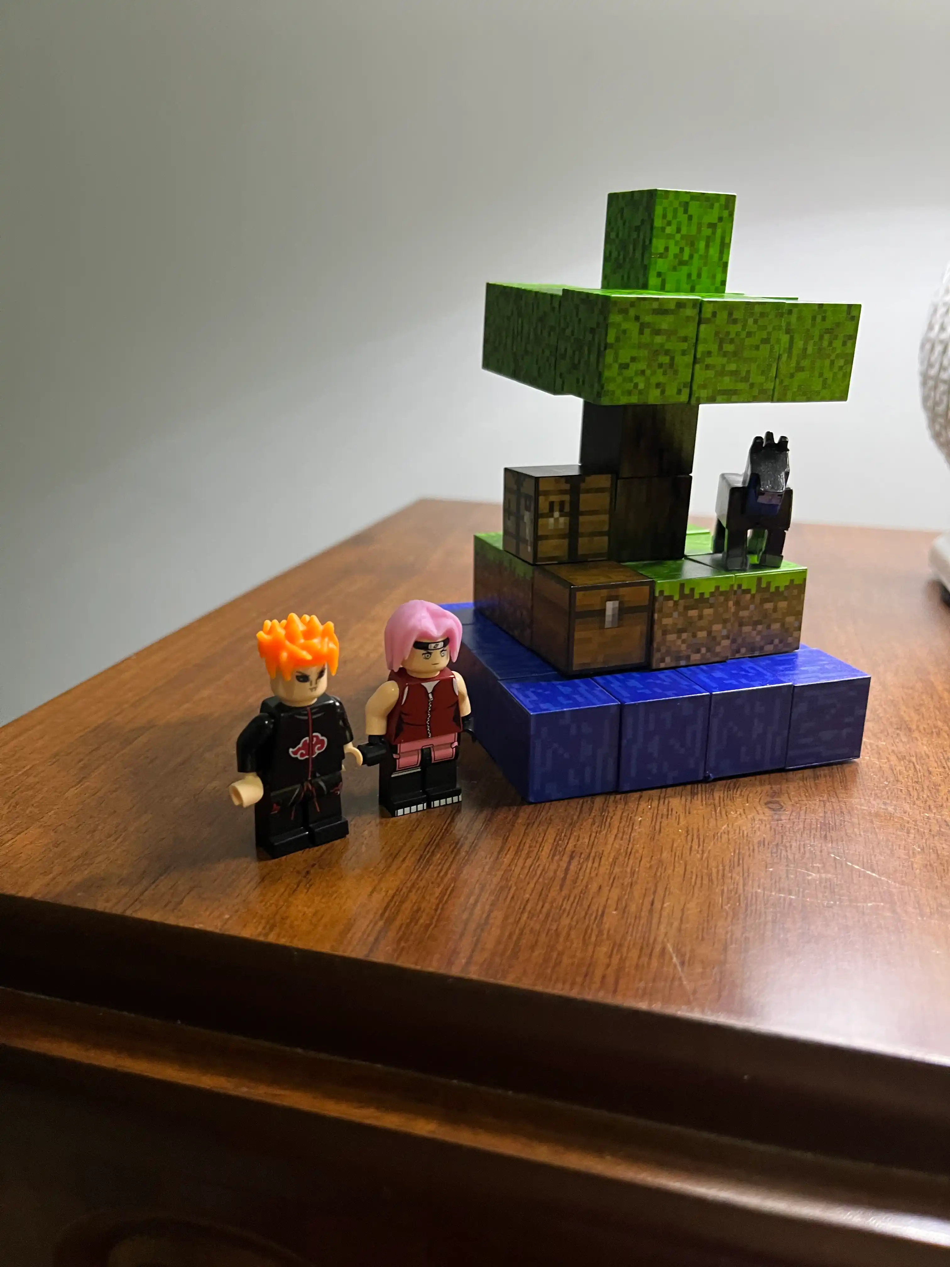 Конструктор магнитный развивающий набор Minecraft