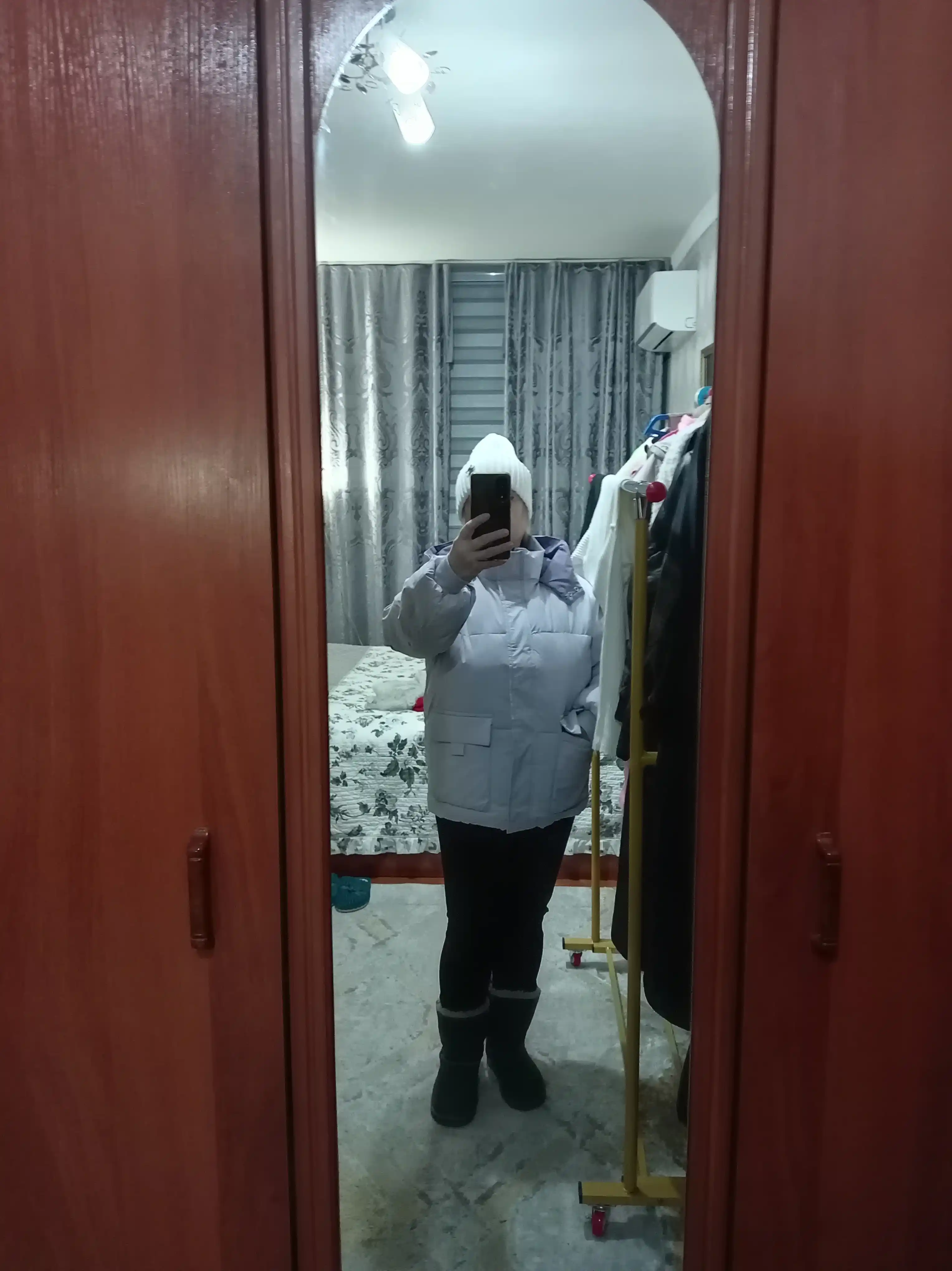 Ayollar uchun, qishki kurtka, qizlar uchun, qalpoqli, shamol va yomg‘irdan himoyalangan