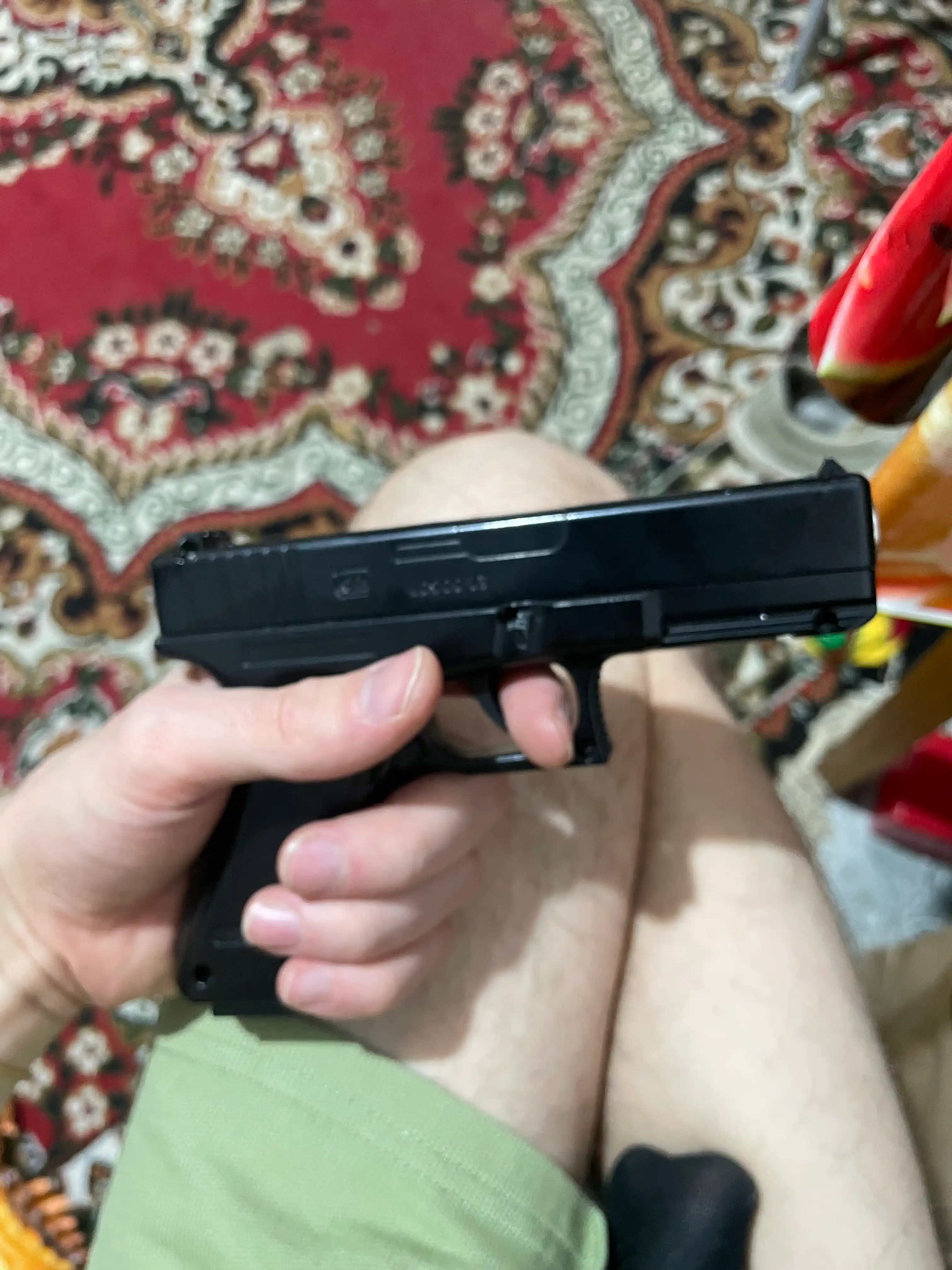 Metall to'pponcha Glok Glock AirSoft Gun, bolalar uchun, pnevmatik C7