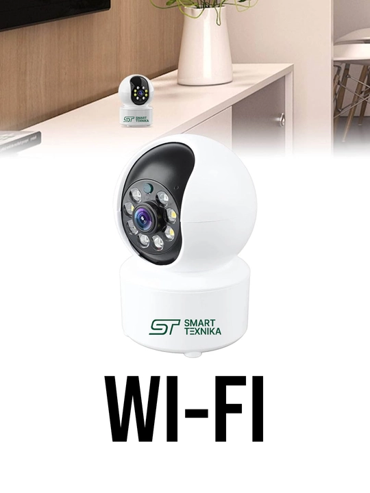 Juft linzali va harakat sensoriga ega Wi-Fi video kuzatuv kamerasi