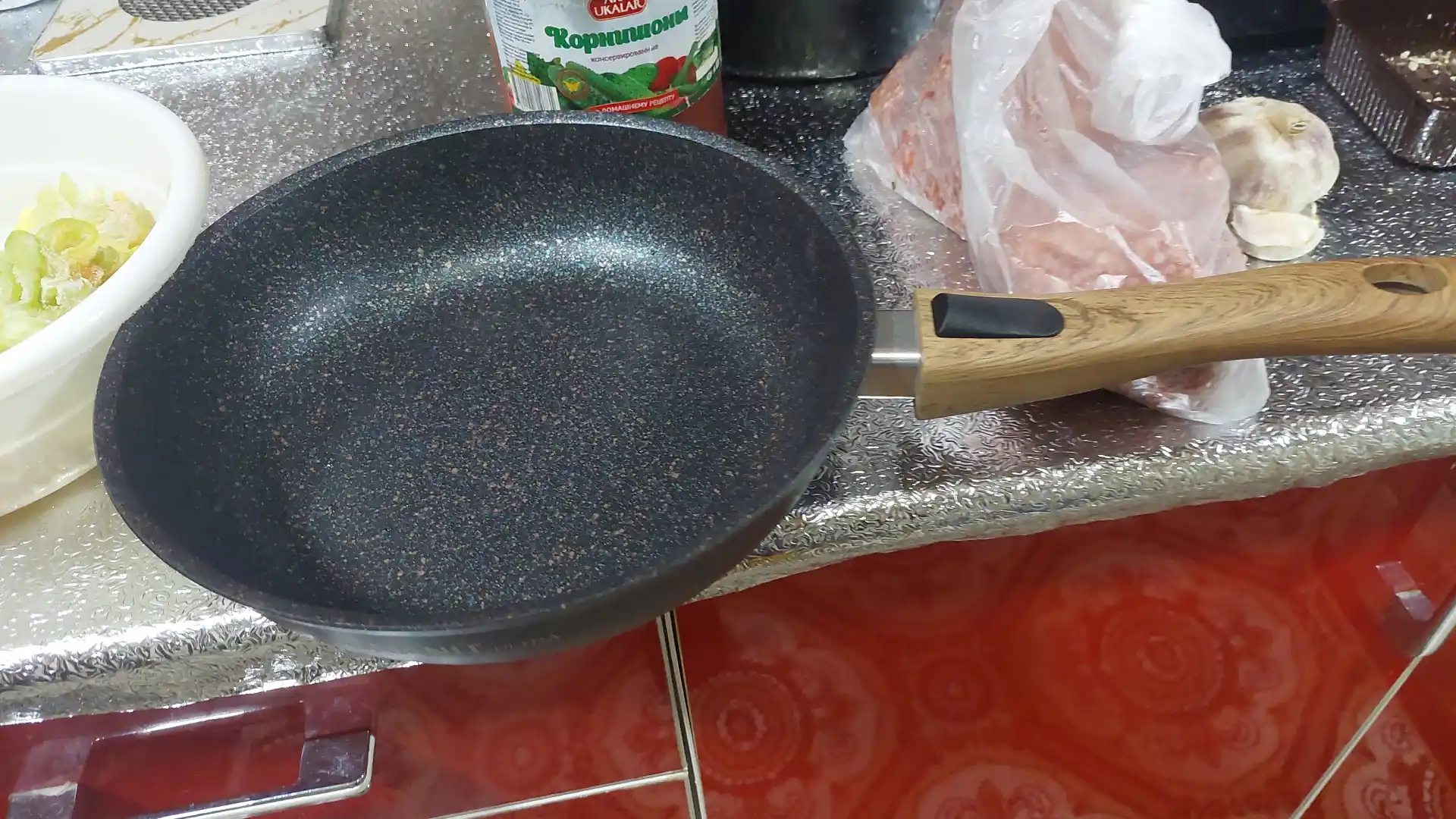 Кастрюля Kukmara Granit Ultra, со стеклянной крышкой