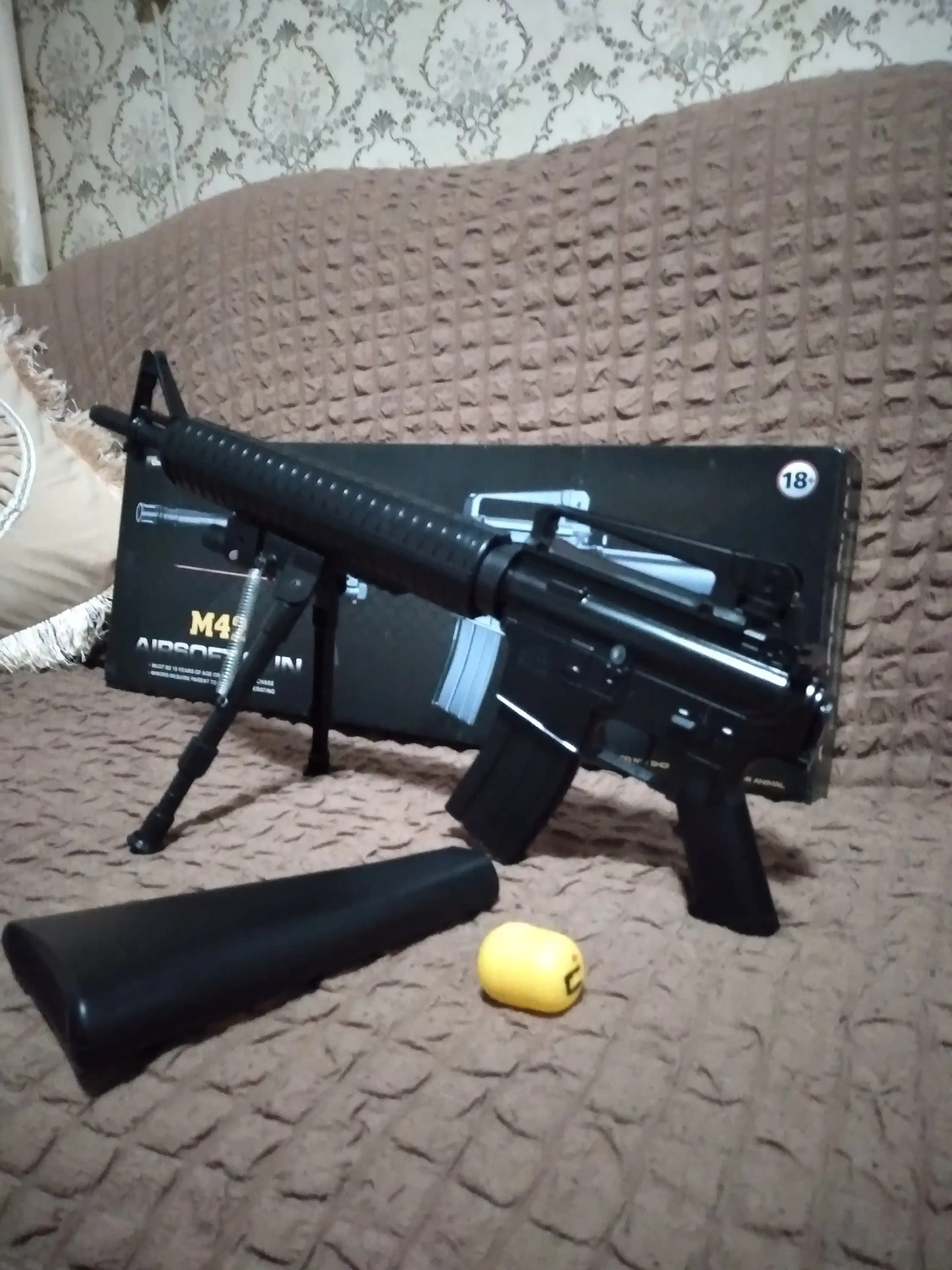 Avtomatik gidrogel blaster, orbiz bilan otadi, bolalar uchun + 2000 orbiz 