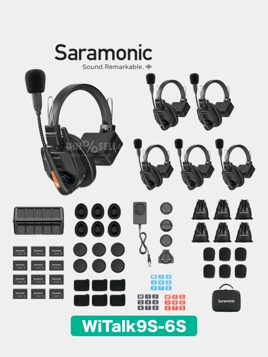 Saramonic WiTalk9 7S - Беспроводные Интерком Наушники - 