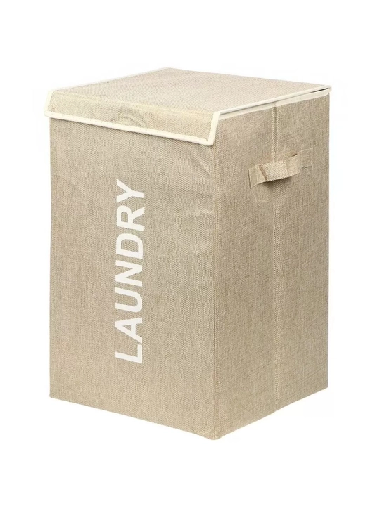 Корзина для белья Laundry с крышкой — универсальный органайзер для дома