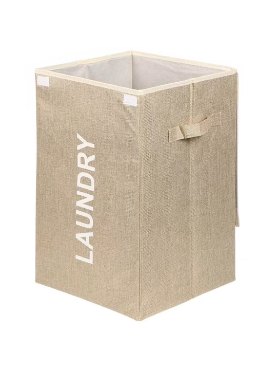 Корзина для белья с крышкой Laundry — органайзер для хранения, складная