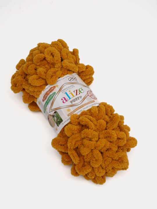 Пряжа Alize Puffy - 100 г, 9 м, 100% полиэстер, в упаковке 1 шт