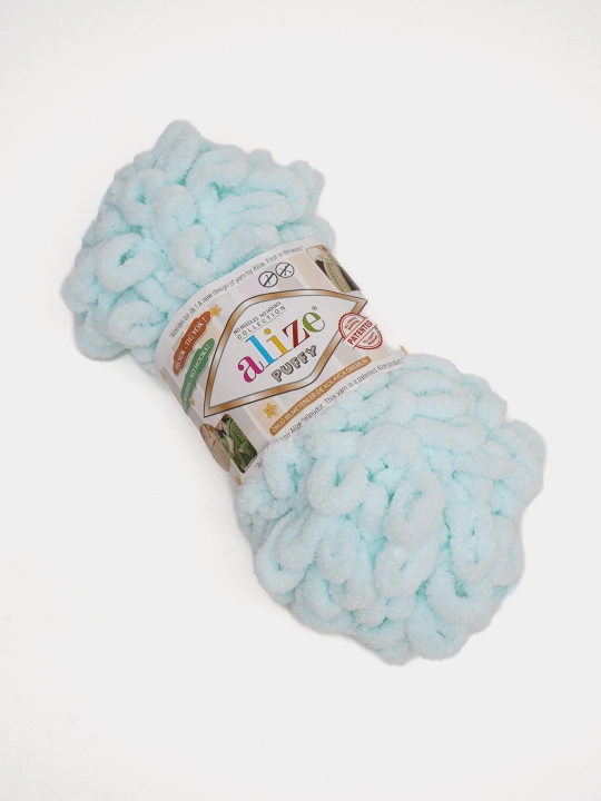 Пряжа Alize Puffy - 100 г, 9 м, 100% полиэстер, в упаковке 1 шт