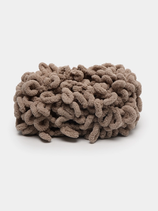 Toquv ipi alize puffy - 100 g, 9 m, 100% polyester qadoqda 1 dona
