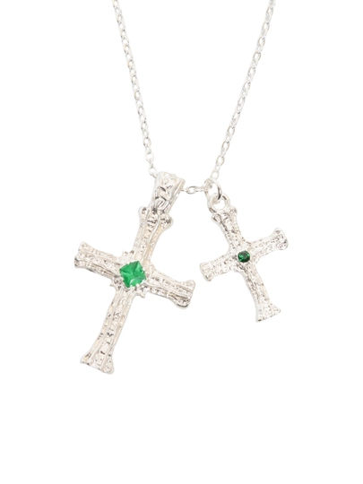Ожерелье в виде креста в современном стиле — JEWEL16-JEWEL152-ЗЕЛХАКИ