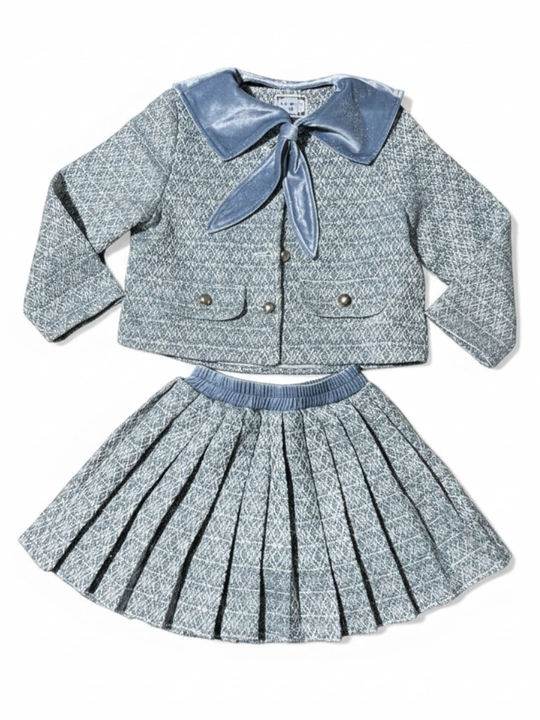 Детский костюм + юбка, 3–6 лет, весна-осень, комплект для девочек