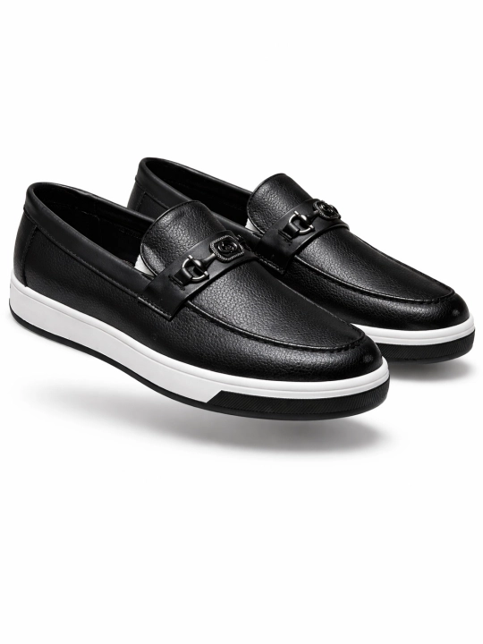 Erkaklar uchun, makasin (slip-on) — eko-koja, bahor–kuz, sirpanmas, rezina, 38–43