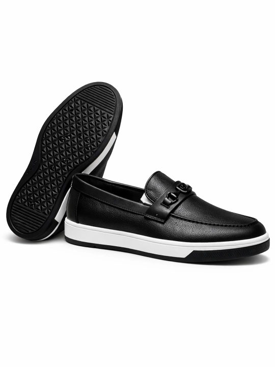 Erkaklar uchun, makasin (slip-on) — eko-koja, bahor–kuz, sirpanmas, rezina, 38–43