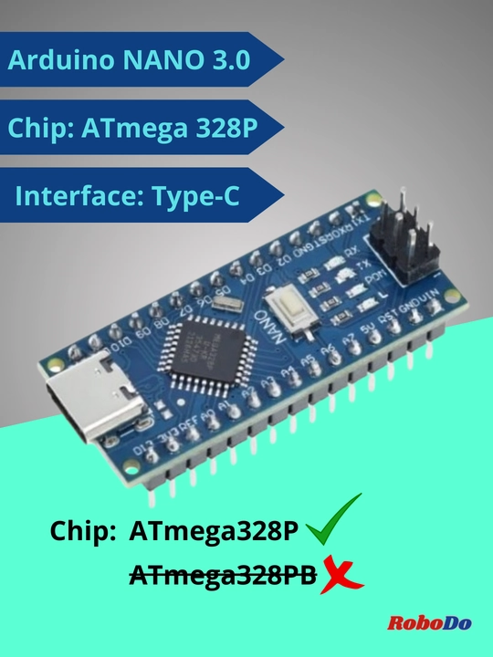 Плата-контроллер Ардуино NANO V3.0, Type-C - 