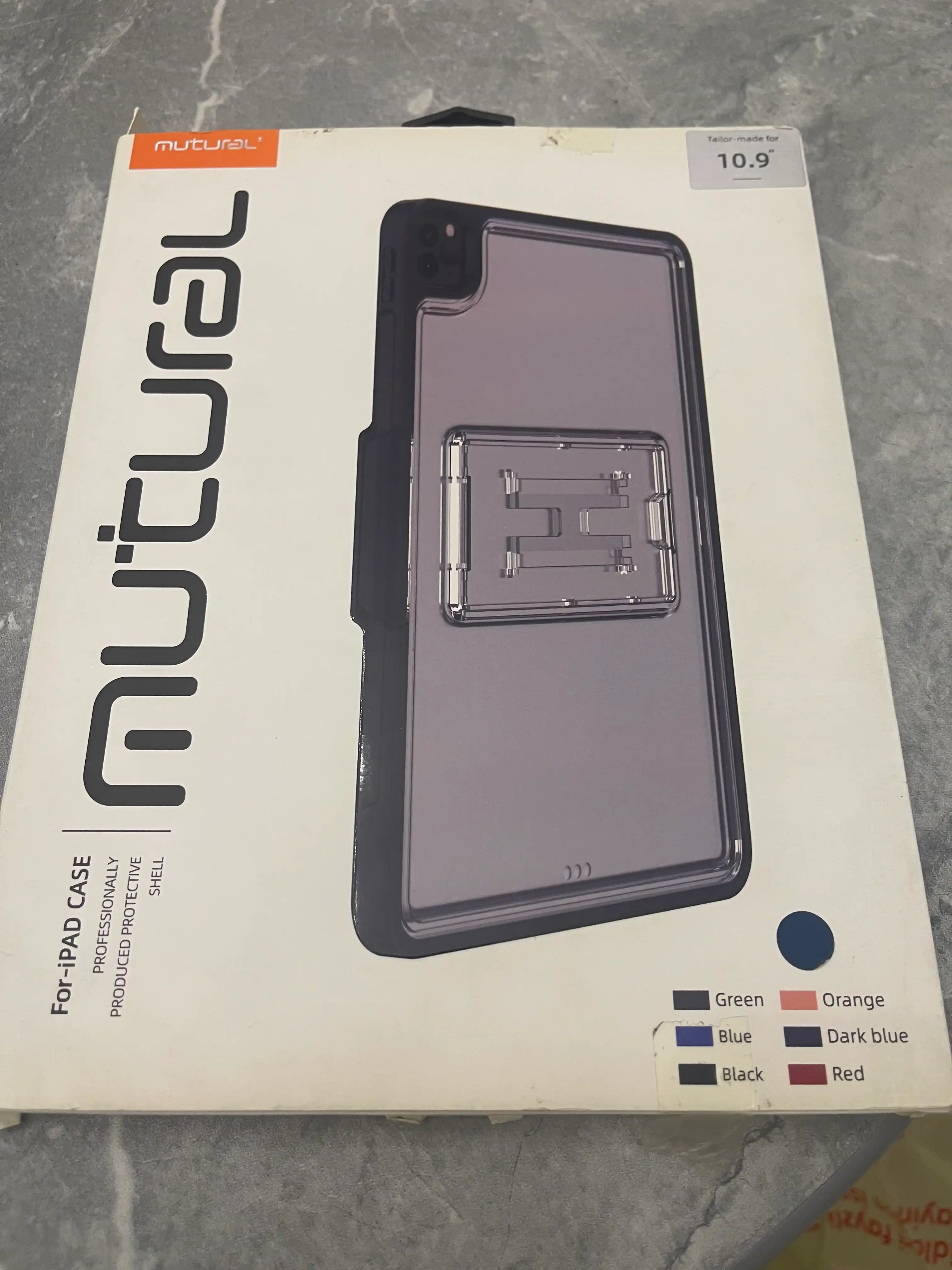 Himoya g'ilofi iPad Pro Mutural uchun 10.9 (2022) / (2021) / (2020) / (2018) stend bilan
