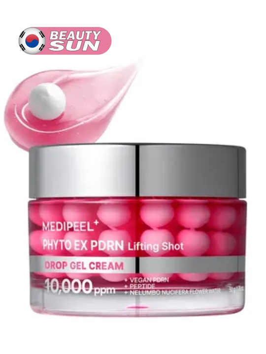 Peptidlar, PDRN va mikroignalar kapsulali krem, MEDIPEEL+, Phyto ex pdrn lifting shot, 50 g