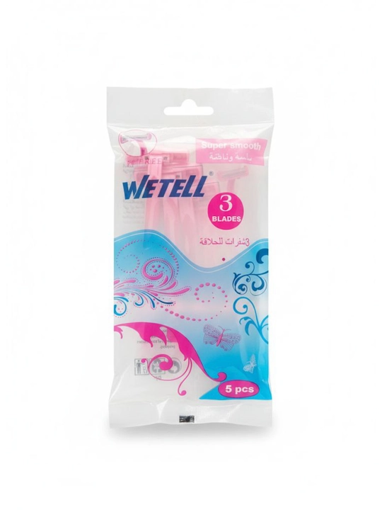 Женские бритвы WETELL, 3 лезвия, 5 шт