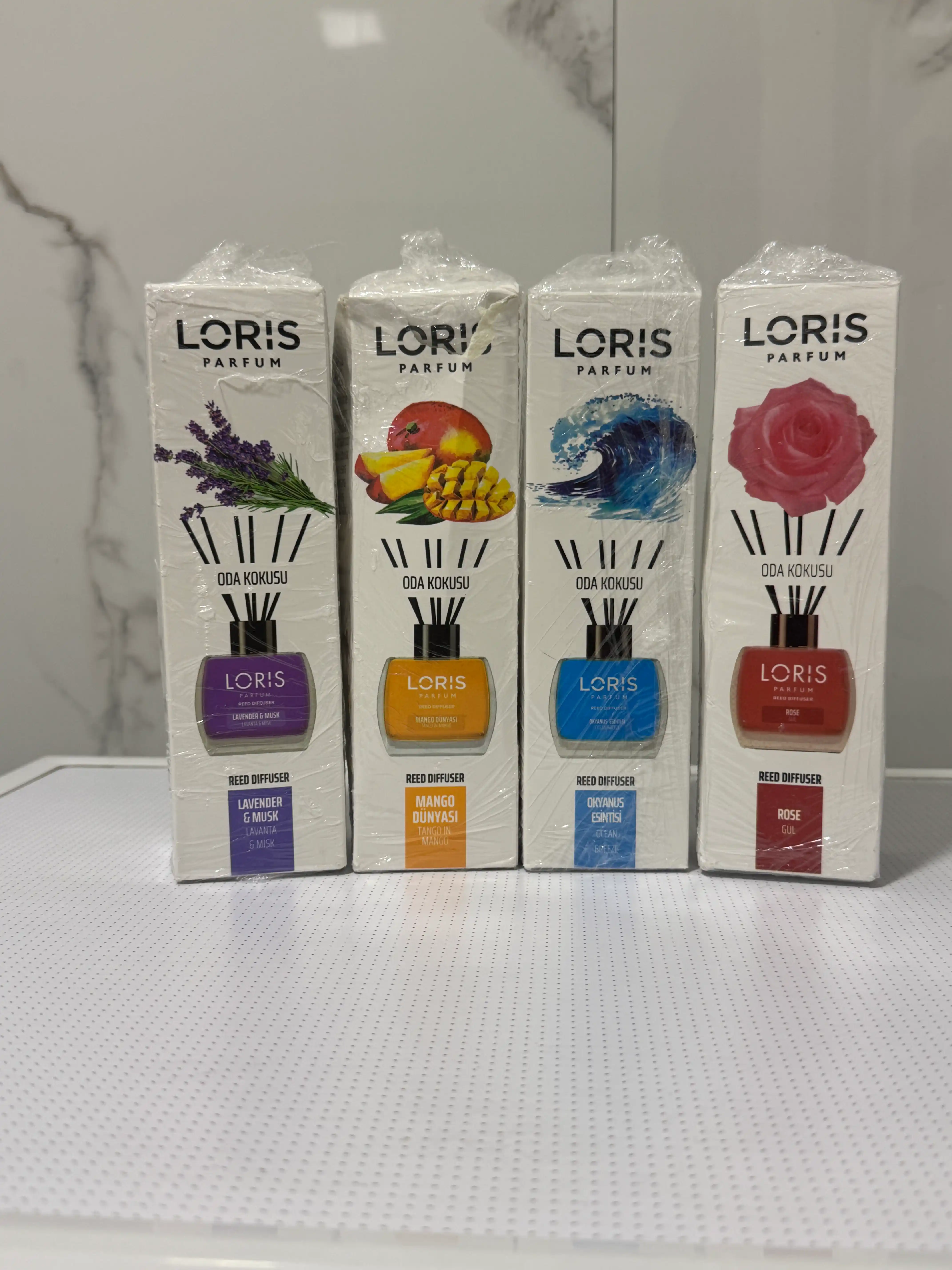 Uy uchun Loris Parfum Rose atirgul hid tarqatgichi, 50 ml