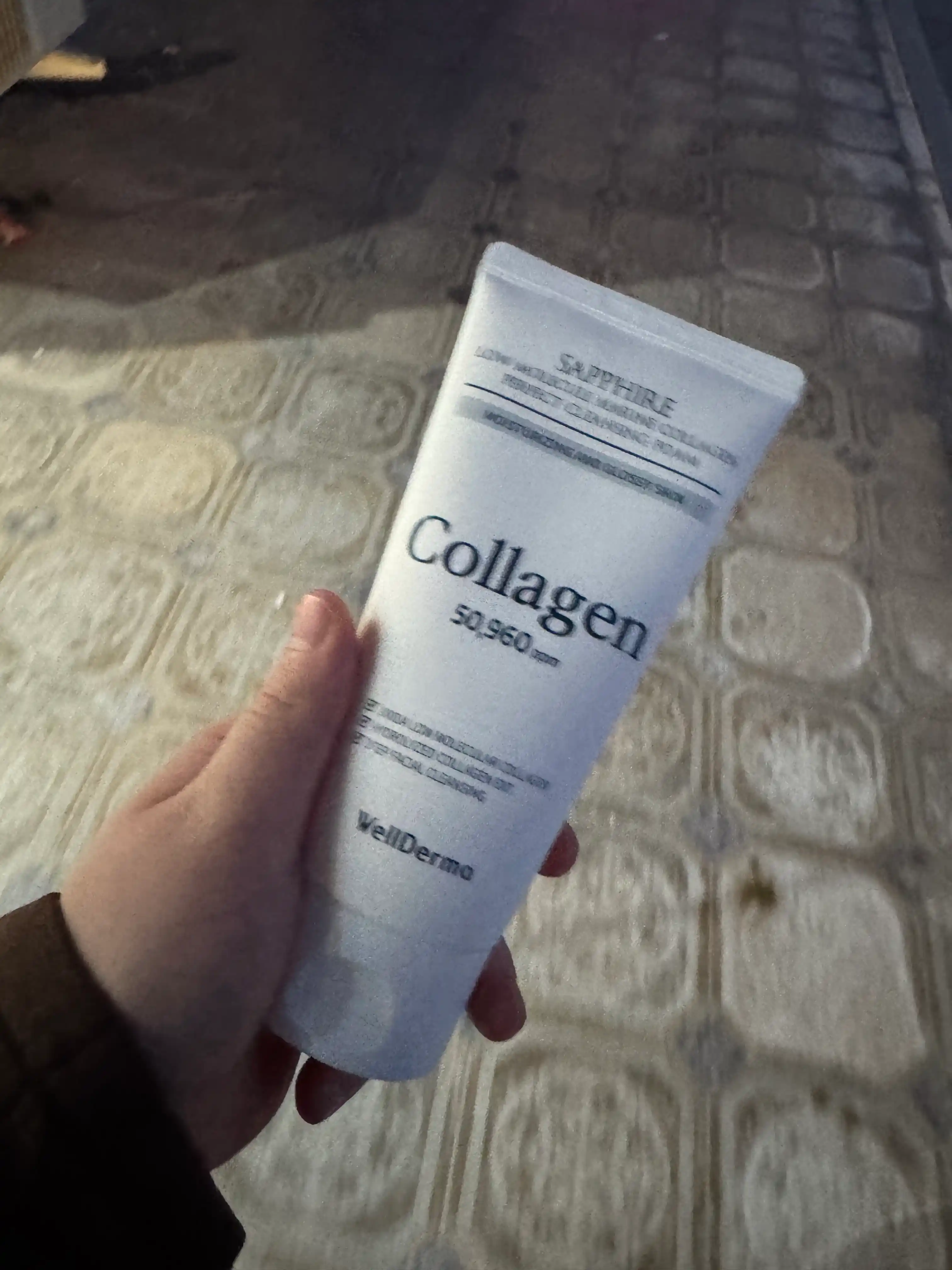 WellDerma Sapphire yuvish penkasi, dengiz kollageni bilan, 150 ml