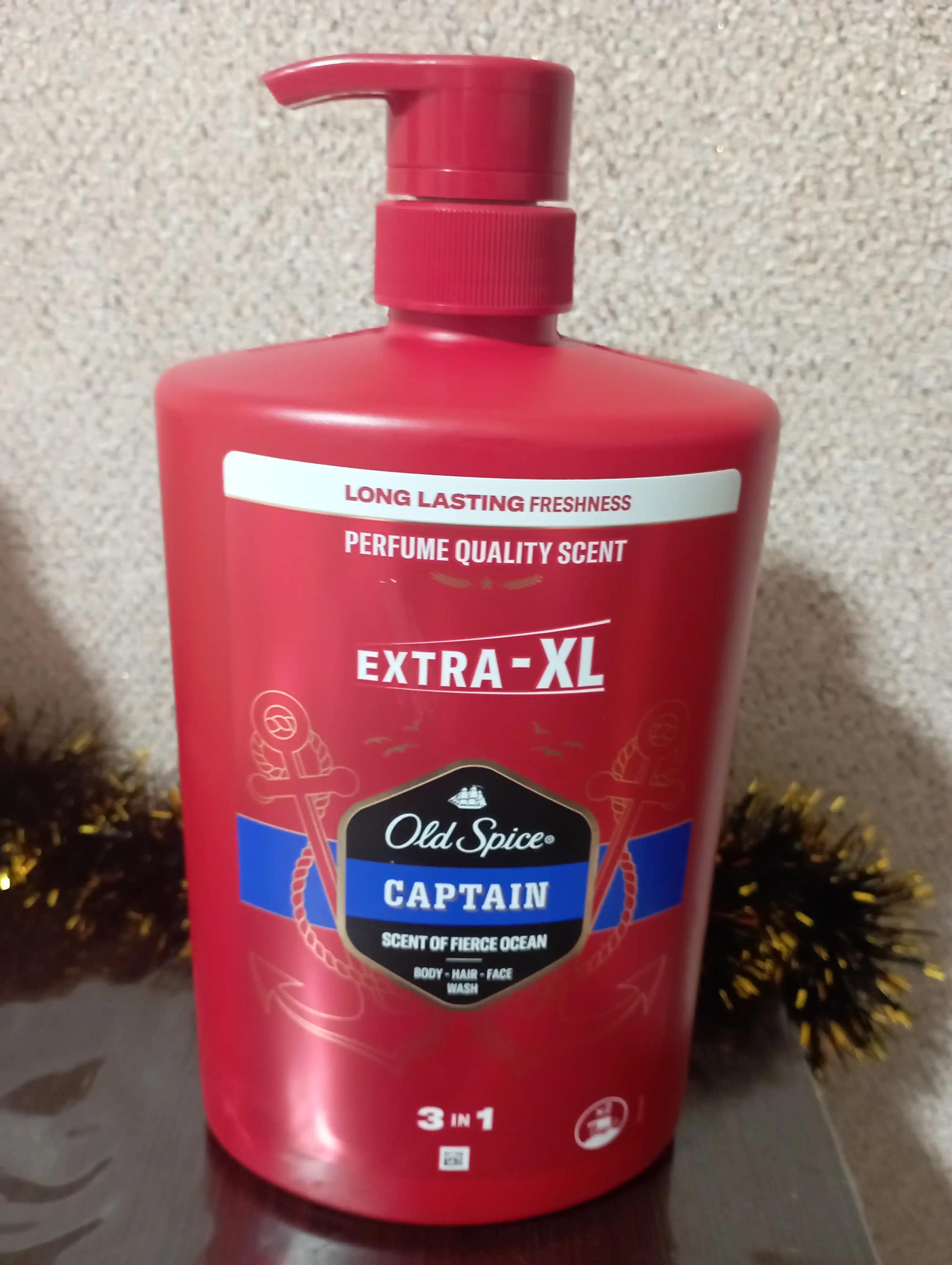 Old Spice гель для душа 3 в 1 Captain, 1 л