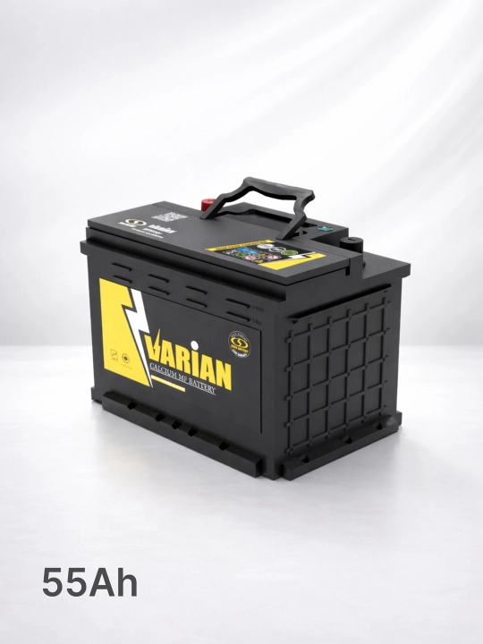 VARIAN avtomobil akkumulyatori 12V 55Ah R, Yopiq turdagi kalsiyli - 