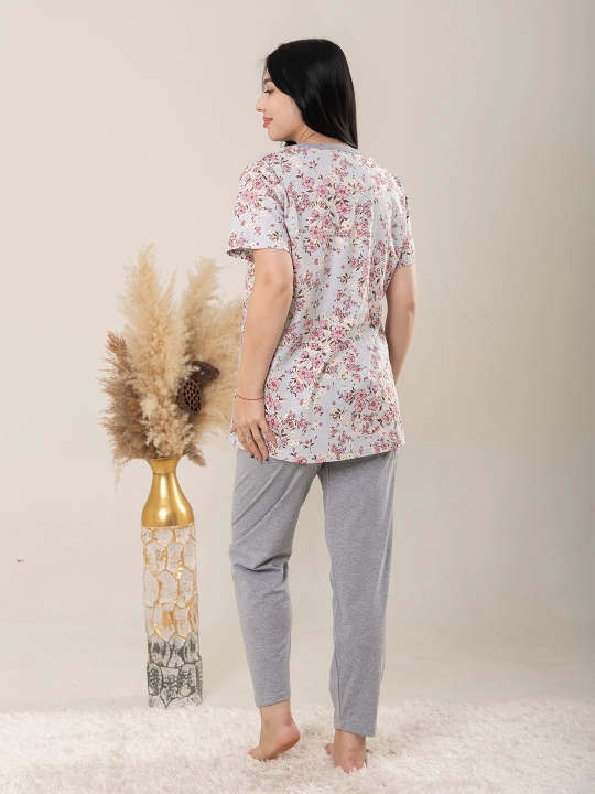 Uy kiyimi, pijama, kalta yengli