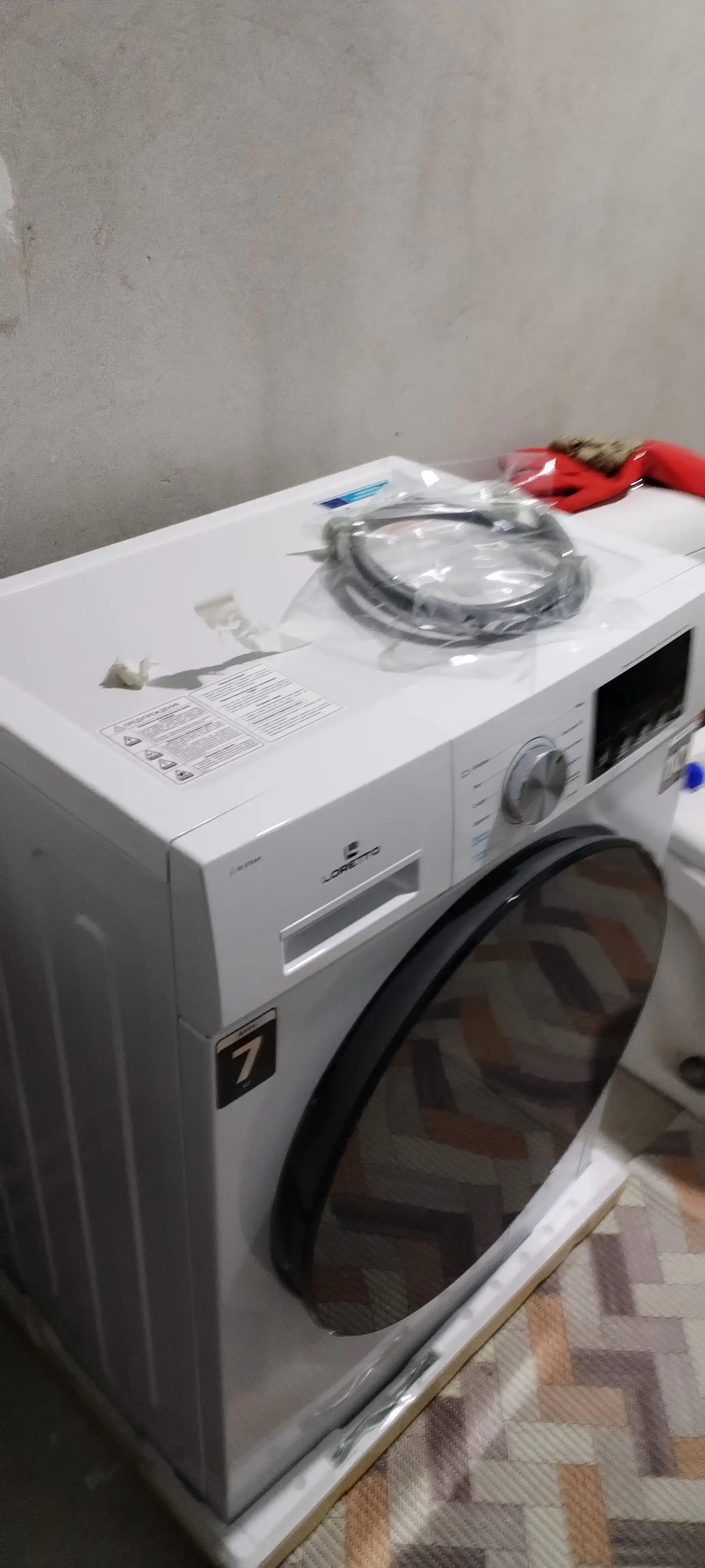 Kir yuvish mashinasi Loretto BLDC Inverter, 6-7-8-9 kg