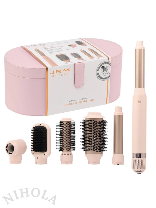JRM Airwrap 6 tasi 1da ko'p funksiyali styler, soch quritgich, fen, jingalak, dazmol, ployka