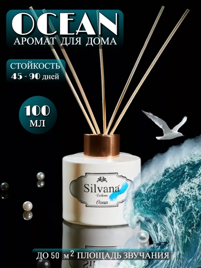 Освежитель воздуха "SILVANA" для дома, автомобиля и офиса
