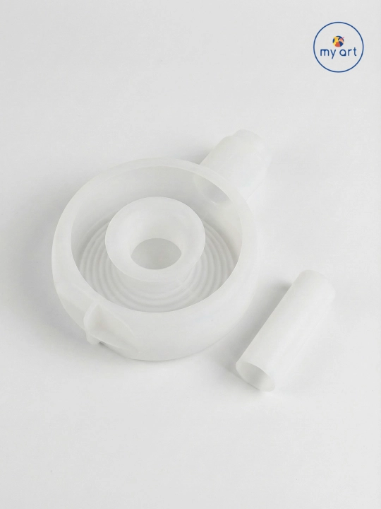 Silikon qolip, gullar uchun guldon, guldon qolipi, gips va smola uchun mold
