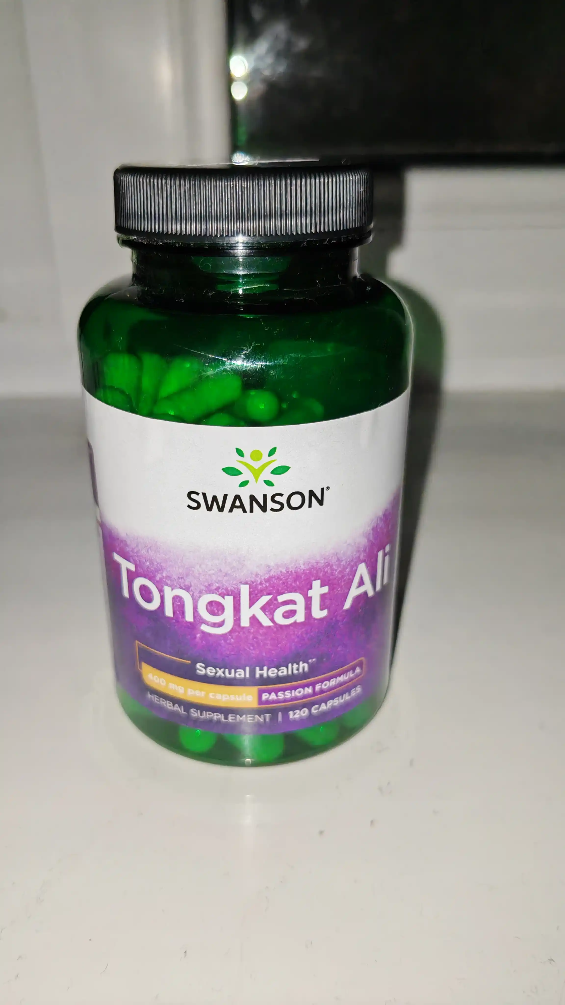 Swanson Тонгкат Али 400 мг, 120 капсул