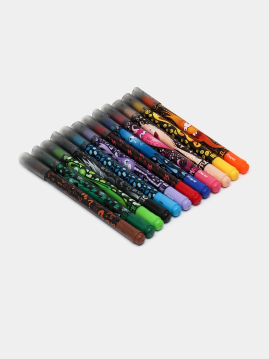 Flomaster Maped 845400, 12 ta rang Color'Peps
