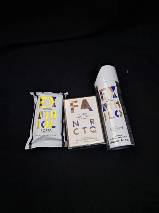 Erkaklar sovg‘a paketi, 3 tasi 1 da: atir + sovun + dezodorant + sovg‘a qutisi