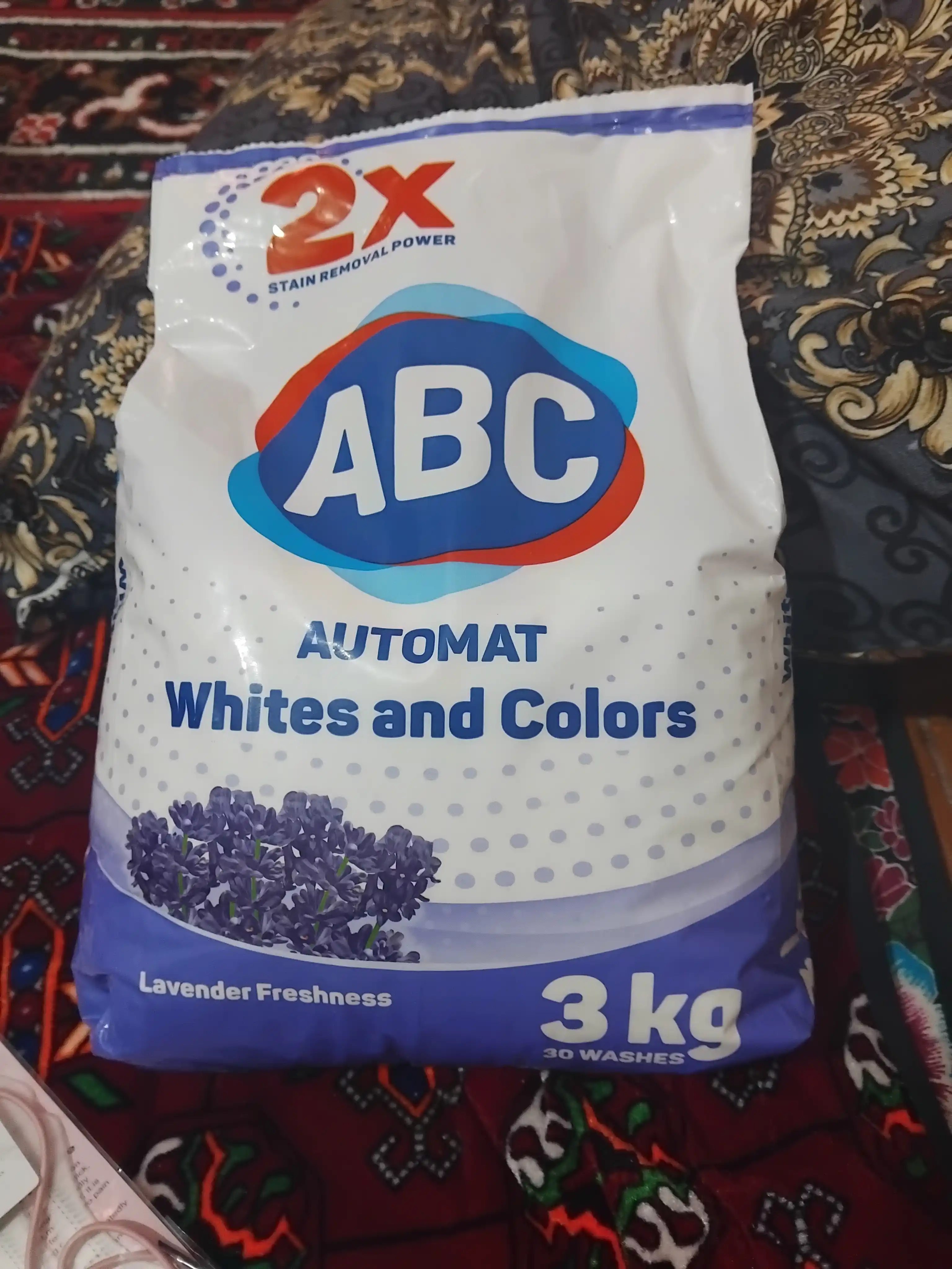 ABC стиральный порошок автомат, 3 кг, универсальный